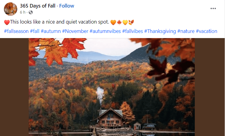 Fall Facebook Captions