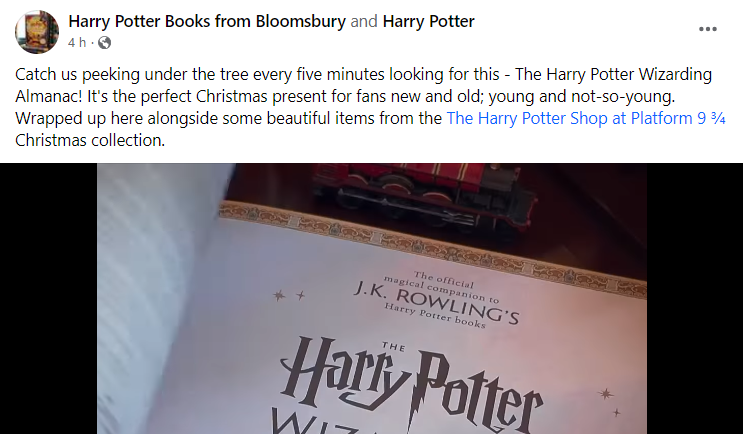 Facebook Captions about Books