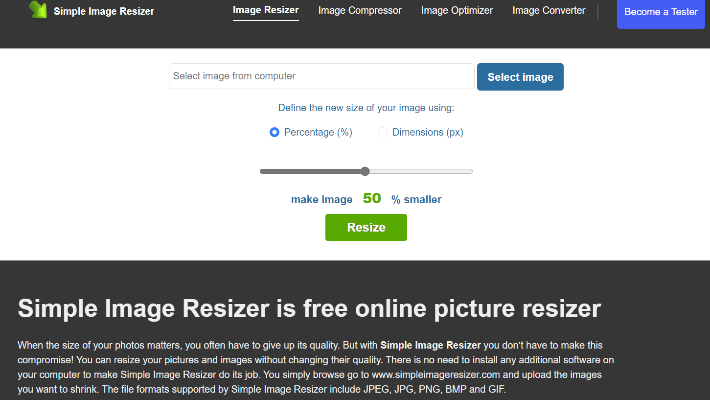 simple image resizer simple image resizer