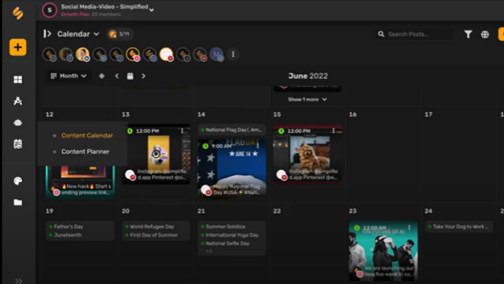 simplified content calendar simplified content calendar