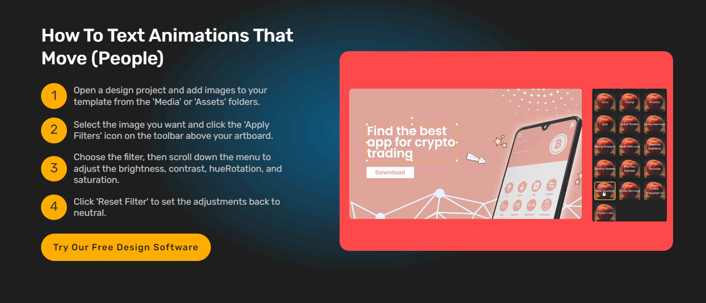 Simplified - best text animator tool