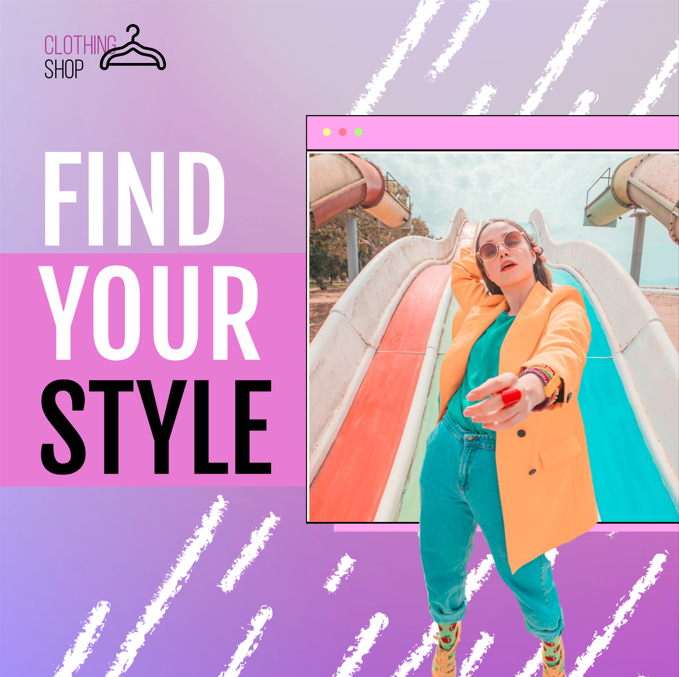 Facebook carousel Ad - Find Your Style