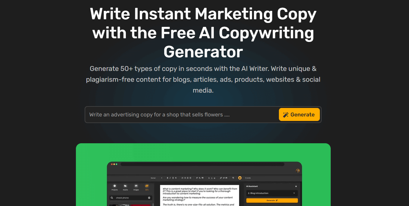 simplified ai writer