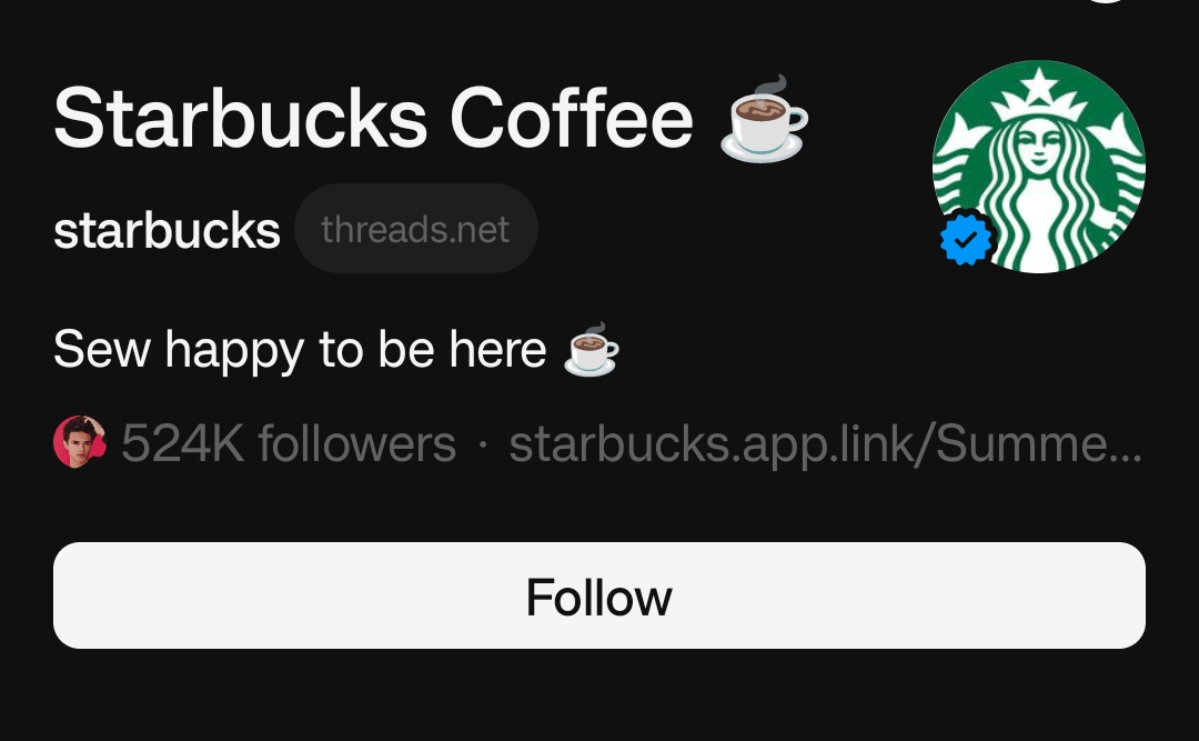 starbucks coffee bio Starbucks Coffee - Instagram Threads