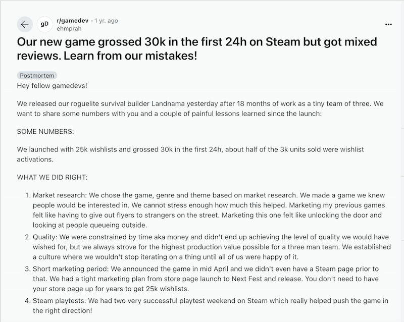 post no reddit