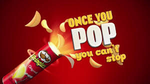 Pringles: "Once You Pop, You Can't Stop"