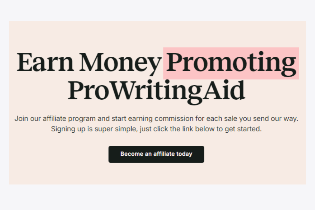 ProWriting Aid Programa de Afiliado
