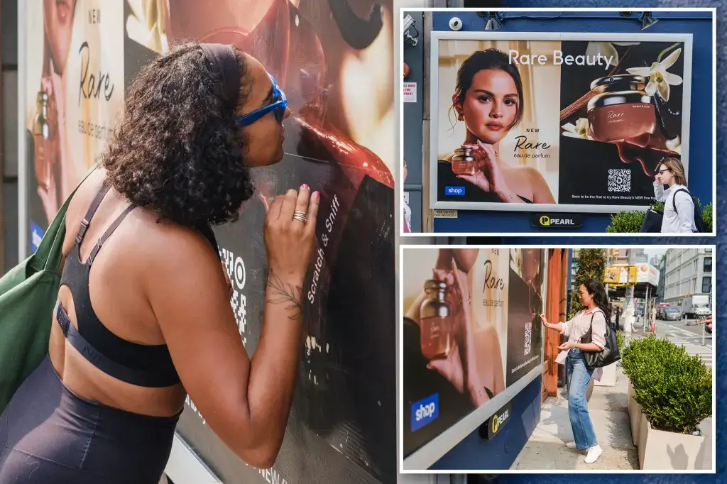 Rare Beauty — Scratch-and-Sniff Billboard Launch