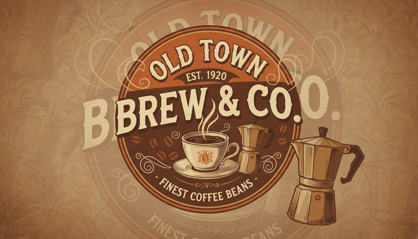 Retro Serif Typography and Nostalgic style Image Generated with Simplified AI Image Generator