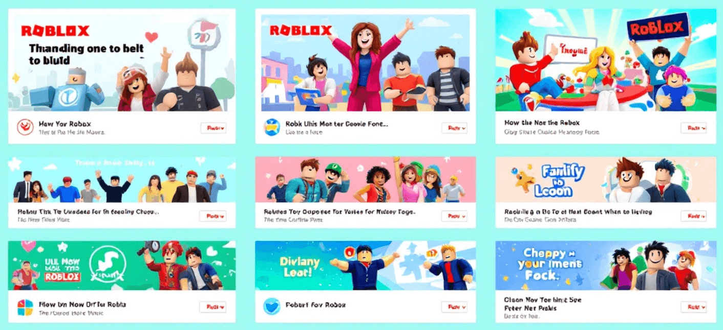 Roblox thumbnails Designs