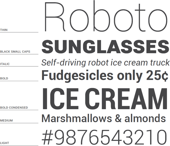 roboto-font-for-logo