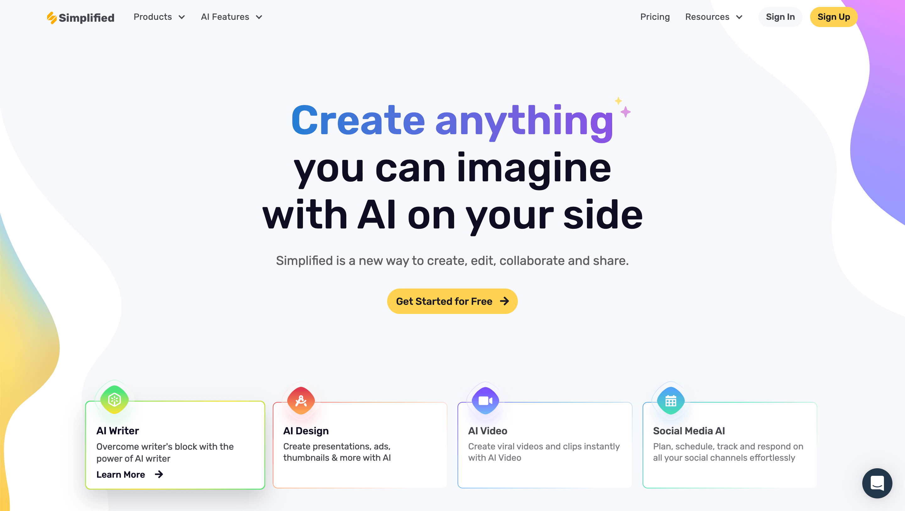 Simplified AI