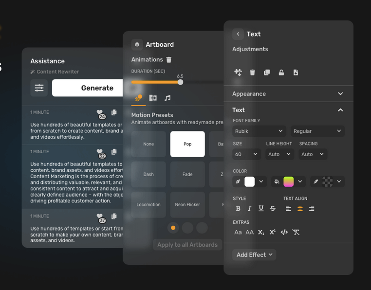 simplified-ai-copywriting-design-tool