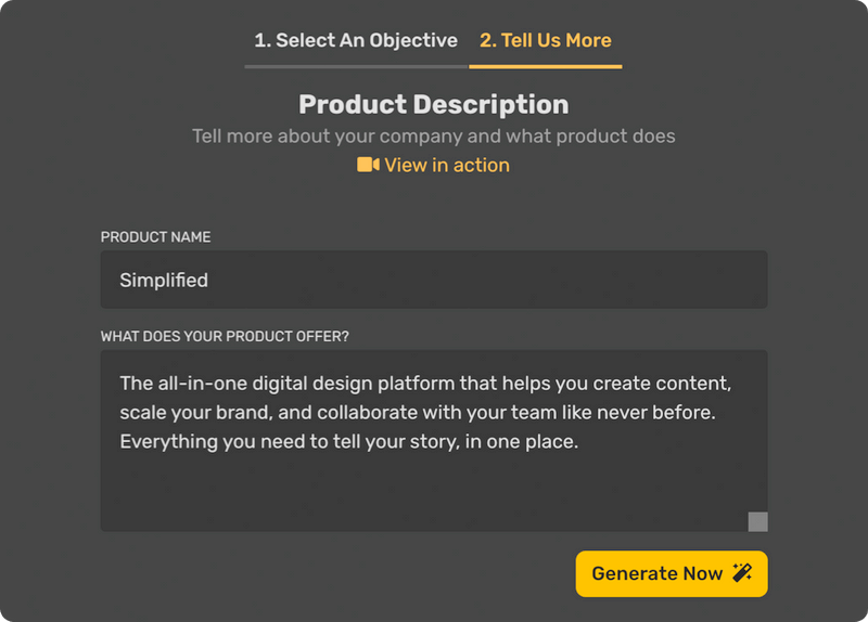 simplified-ai-product-description-generator