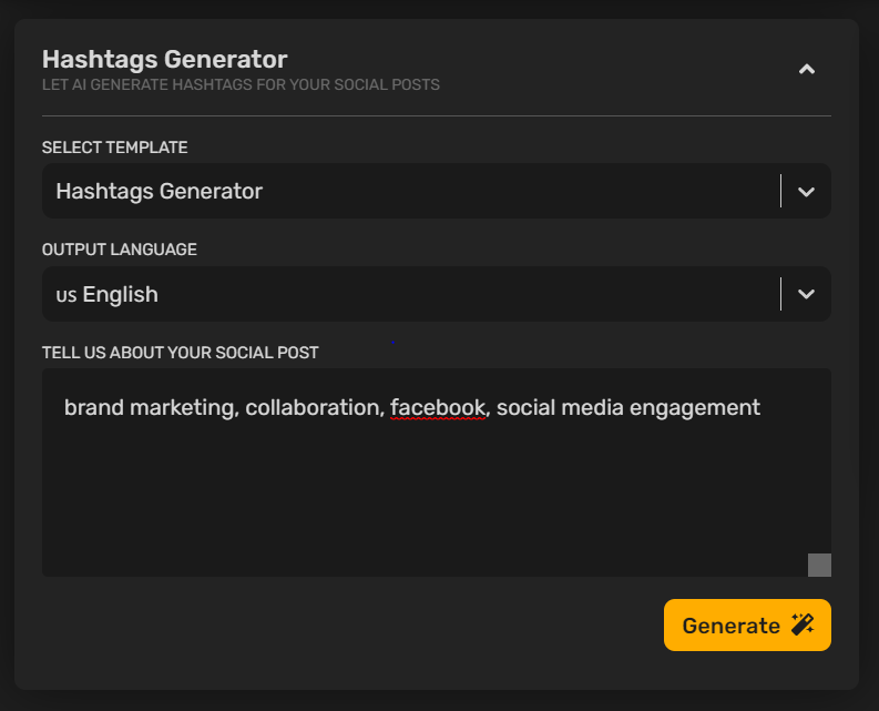 simplified-hashtag-generator