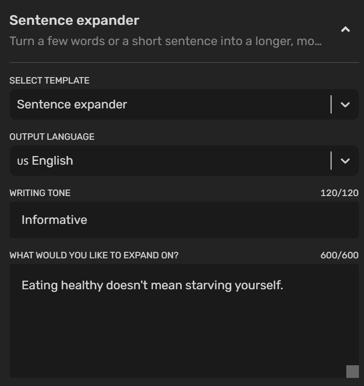 simplified-sentence-expander