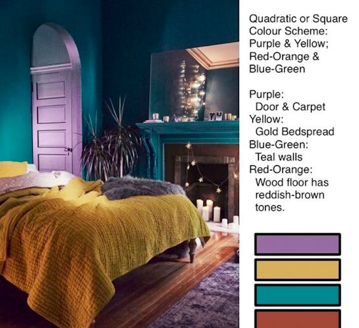 triadic color scheme interior design