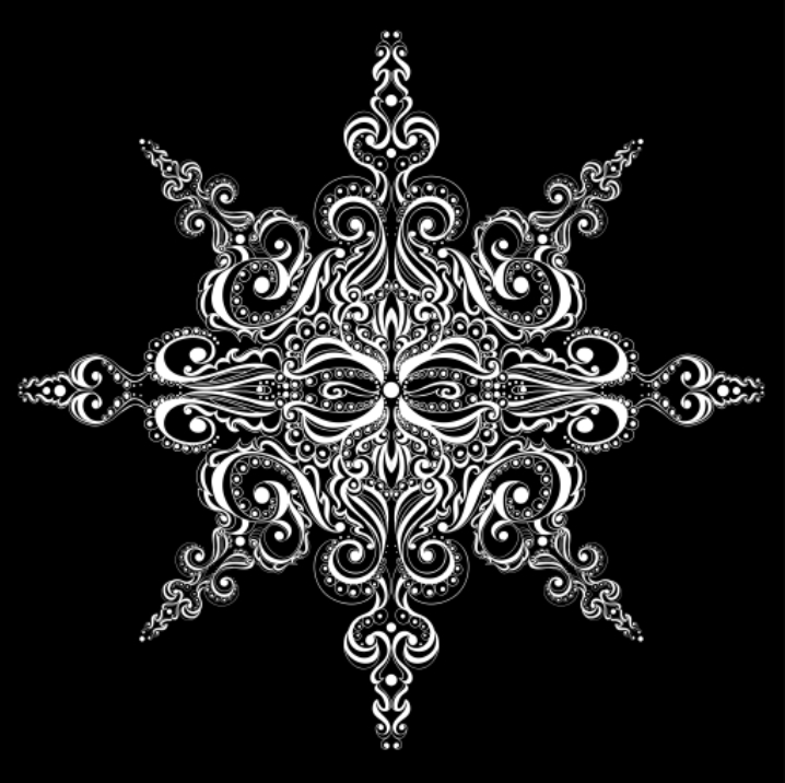 intricate symmetrical pattern 