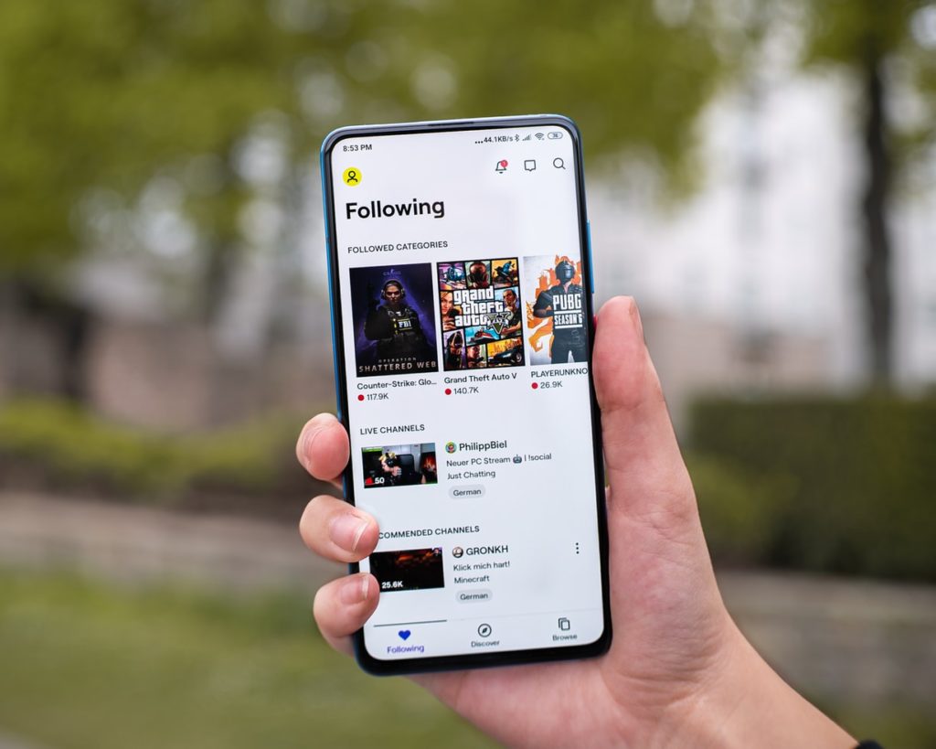 Twitch Phone Application
