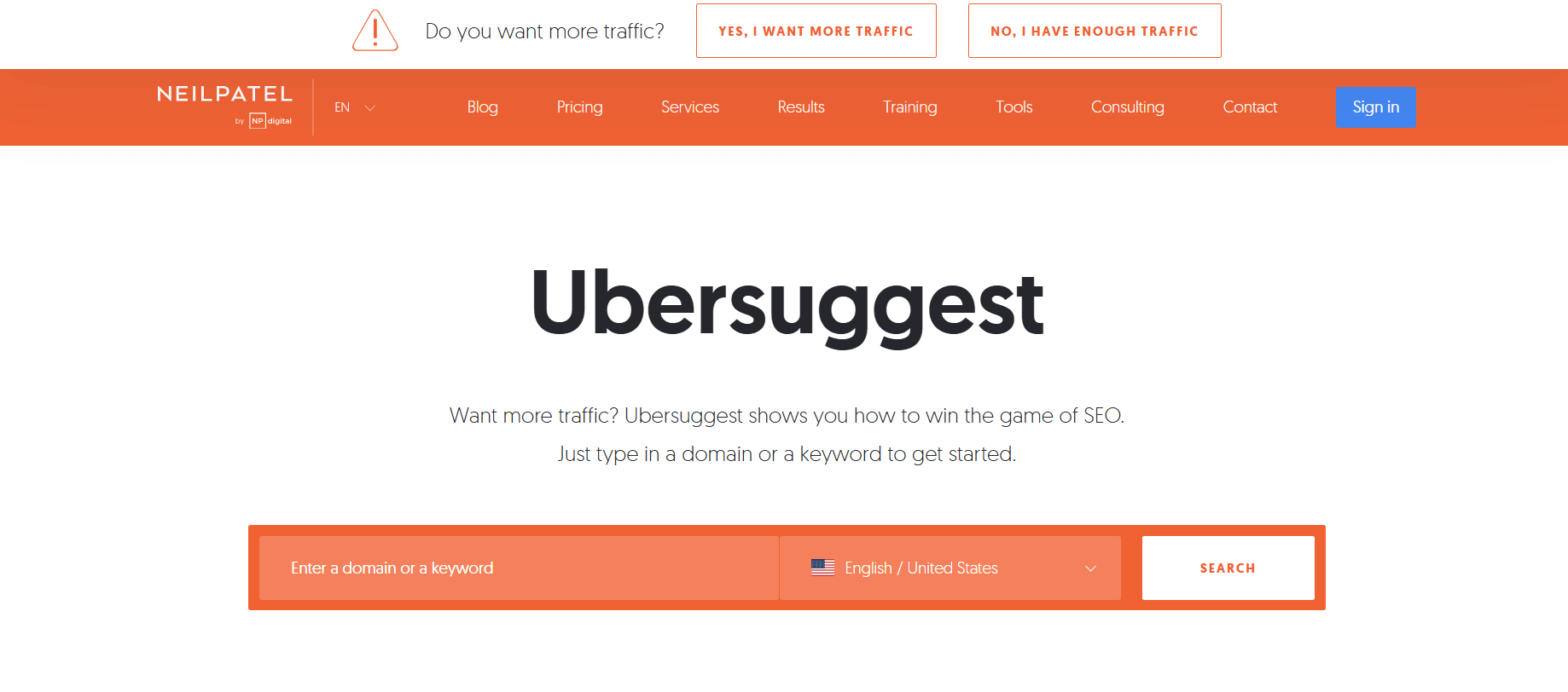 Ubersuggest