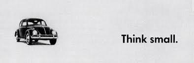 Volkswagen: "Think Small" (classic Beetle campaign)
