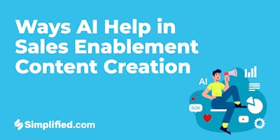 4 Ways AI Help in Sales Enablement Content Creation