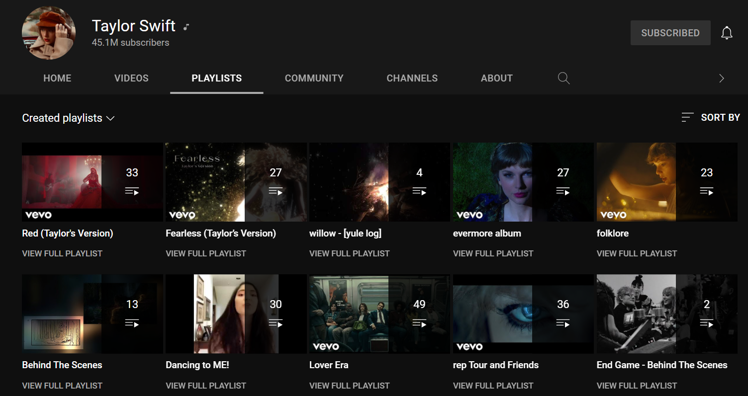 youtube-playlists-examples